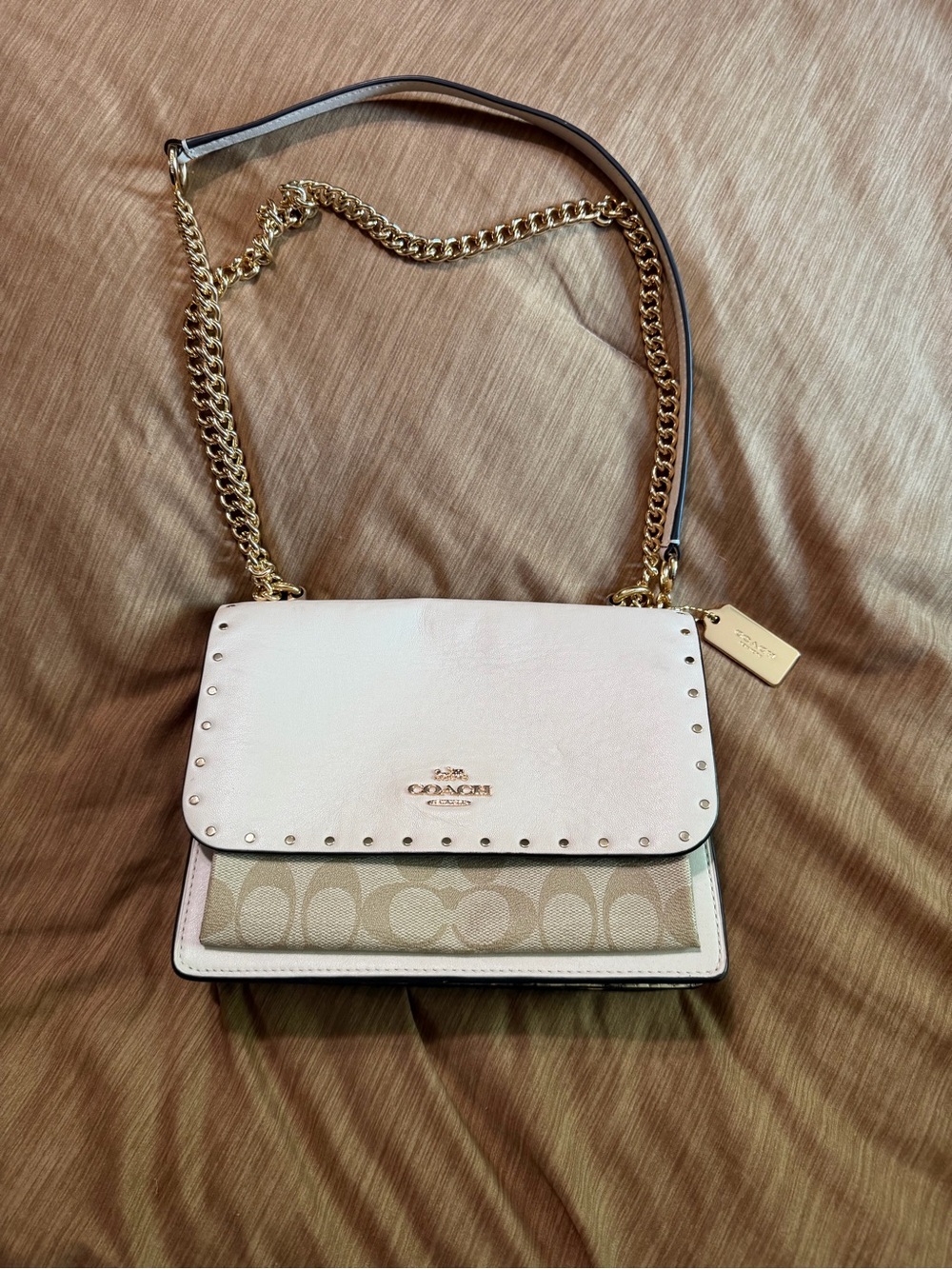 Coach Klare Signature Canvas Chain Shoulder Bag